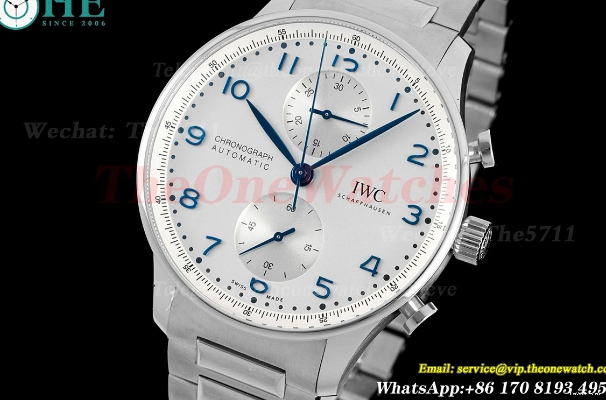 SS Portuguese White Dial SS Chrono V6SF 41mm A69355 0321